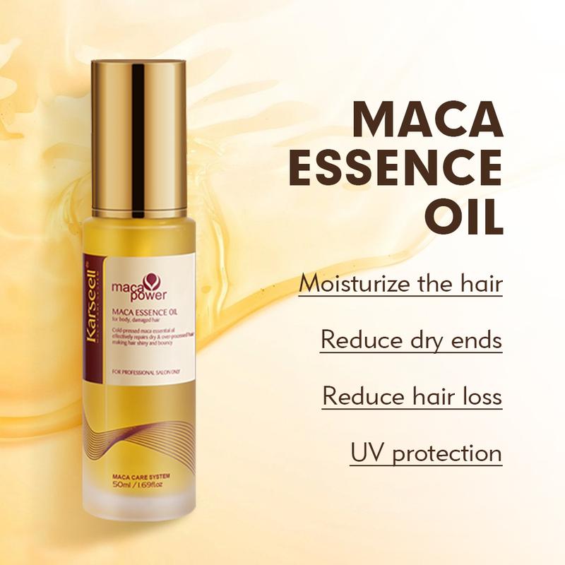 Karseell Collagen Hair Treatment Deep Repair Conditioning, Hair Mask Argan Oil Set for Dry Damaged Hair All Hair Types 16.9floz + 1.69floz