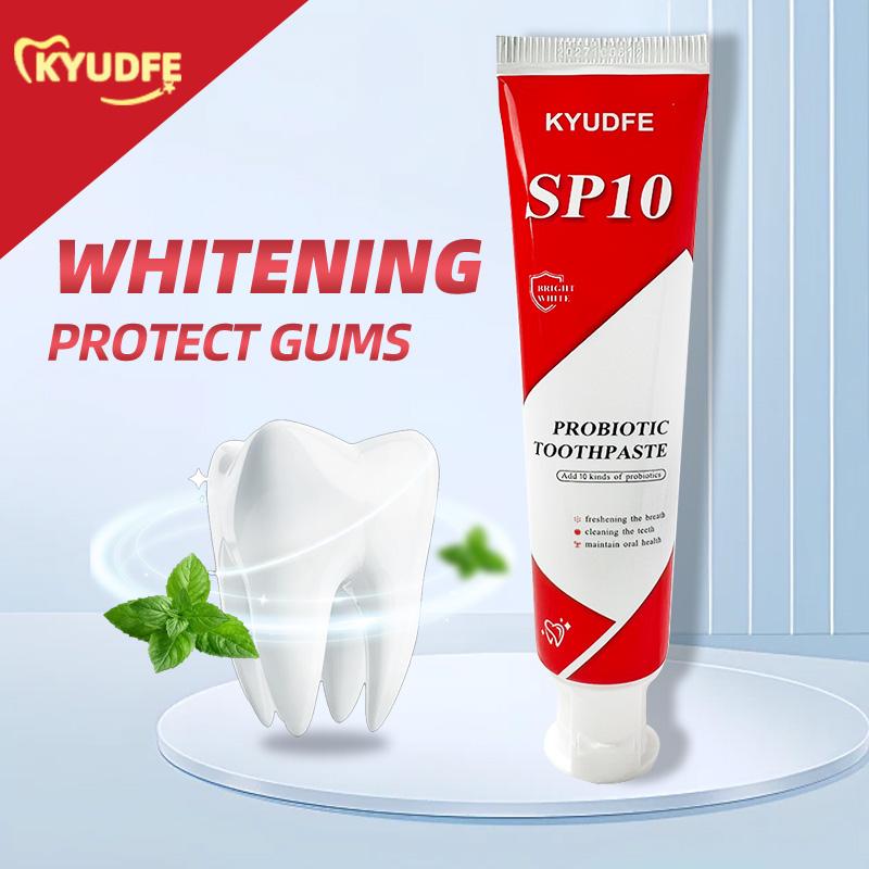 Kyudfe SP-10 Probiotic Whitening Toothpaste - Free of Fluoride, Hydroxyapatite, Anti Plaque, Management for Oral Hygiene