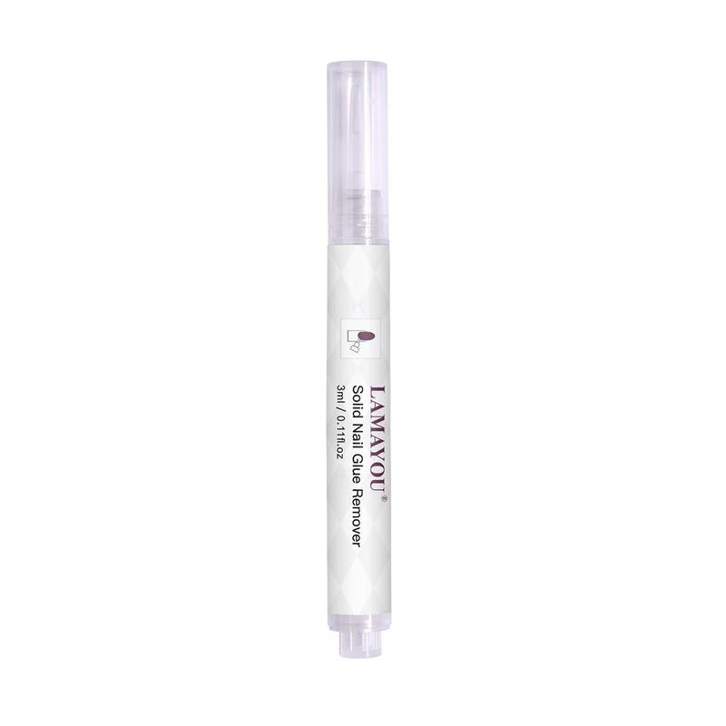 Nail Gel Remover Pen, Portable Precise Manicure Gel Remover, Gentle Nail Glue Remover, Fast-Acting Nail Polish Remover for Home DIY