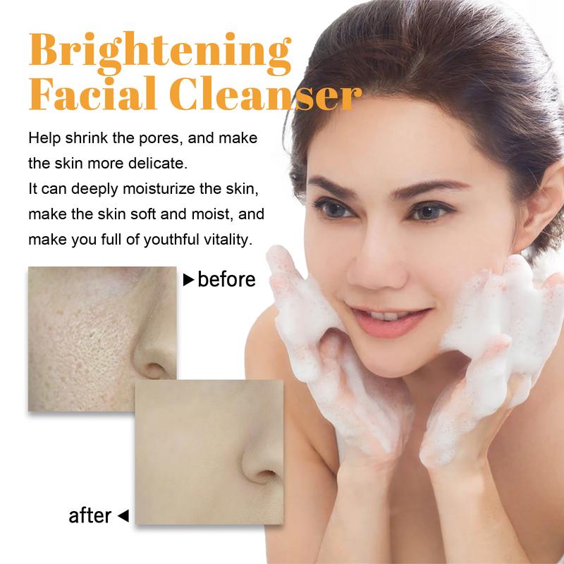 Hoygi Turmeric facial cleanser cleans facial skin, lightens acne marks and moisturizes skin 100ml.Daily Facial Cleanser, Christmas New Year Gift