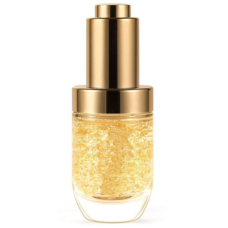 Mothers Day Gifts for Mom, 24K Golden Face Serum Moisturizer Enriched with Serum, Hyaluronic Acid, Cream for Day and Night Wrinkle Reduction, Re-Activate Skin Youth, for Valentine's Day Birthday Gift Hydrating All Skin Types Oil Control Hyaluronic Acid