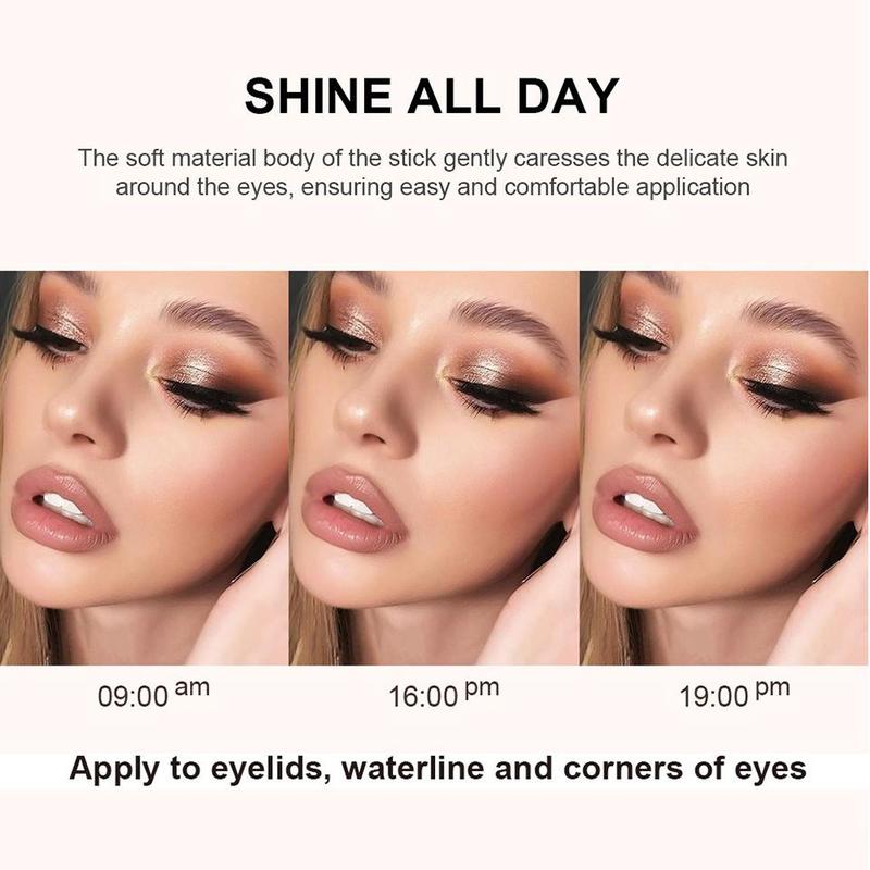 Long Lasting Eyeshadow Pen, 4 Counts set Shimmering Eye Shadow Pen, High Pigmented Eye Shadow Pen, Eye Brightener Stick, Great for Women & Girls
