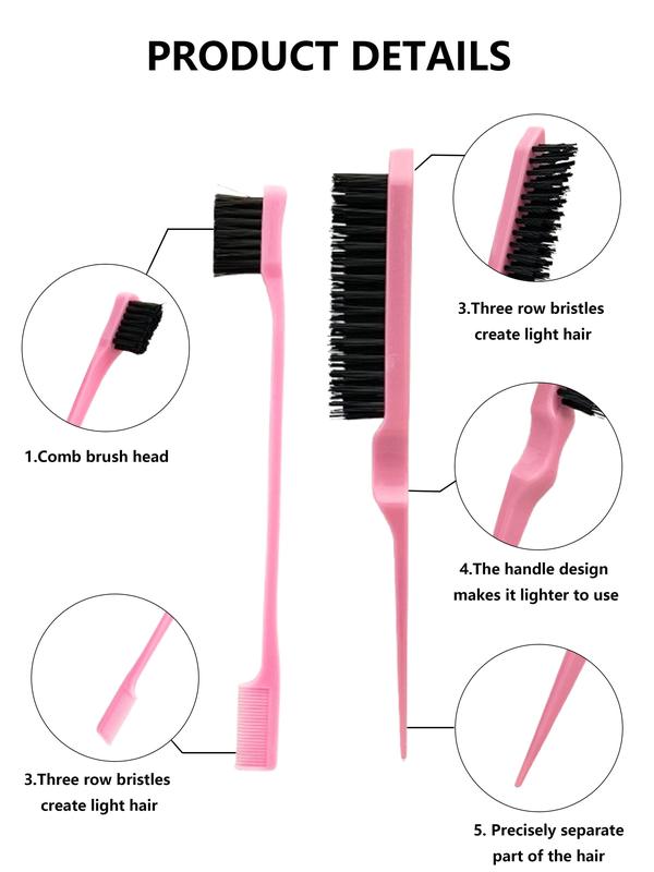 Hair Accessories Tool Set, Including Hair Comb & Hair Claw & Hair Ties & Hair Pulling Needle, Fashion Hair Accessories for Women & Girls