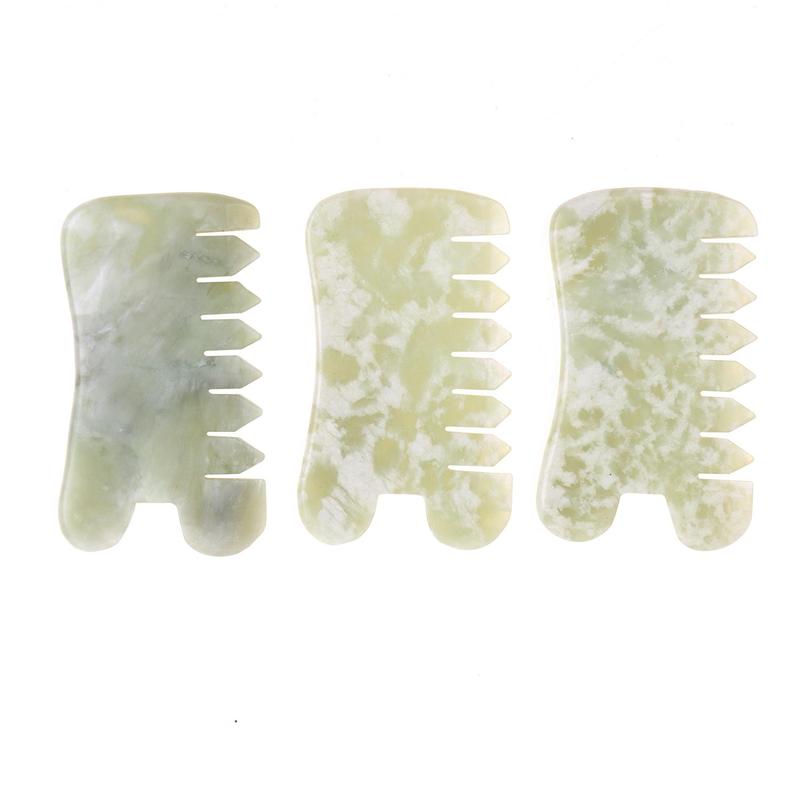Jade Stone Massage Board, Manual Face Massage Tool, Head Scalp Massage Comb, Body Massage Tool for Women & Men