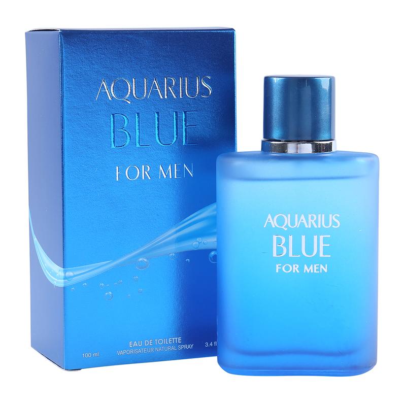 Aquarius Blue Spray Cologne For Men - Refreshing Fragrance for Men - 100ml 3.4fl.oz.