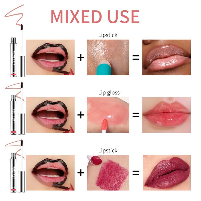Matte Peel Off Lip Liner Set - Highly Pigmented, Long Lasting, Waterproof Makeup for Women