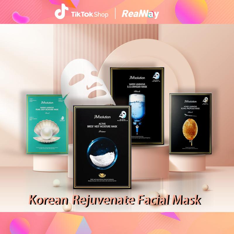 Korean Rejuvenate Facial Mask-water luminous moisterous mask- honey royal Propolis marine peral bird nest S.O.S ringer mask