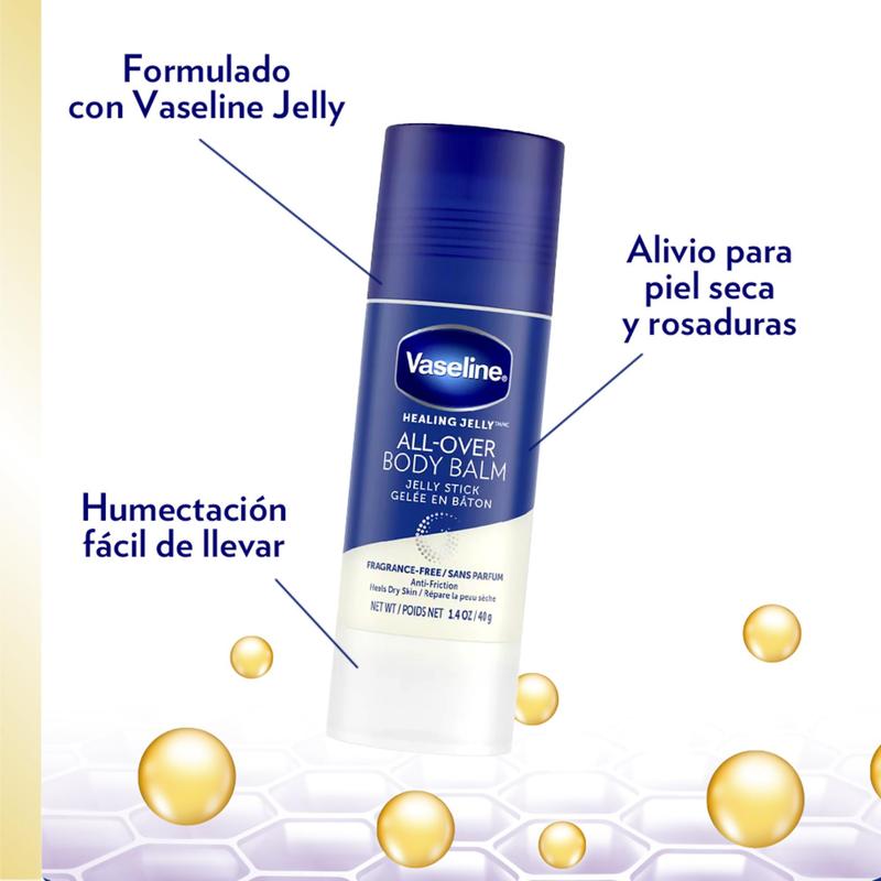 Vaseline Body Balm Stick For Dry Skin Relief Unscented Targeted Healing for Hard-to-Reach Spots, 1.4 oz (Pack of 1) Body Care Lotion