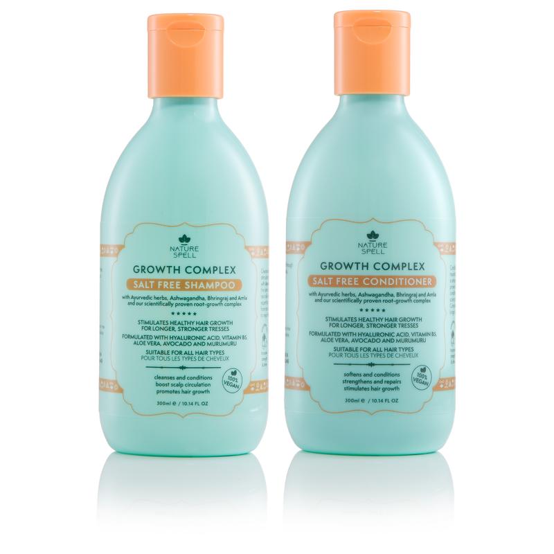 Nature Spell Growth Complex Duo - Hair Growth Shampoo & Conditioner 300ml x 2