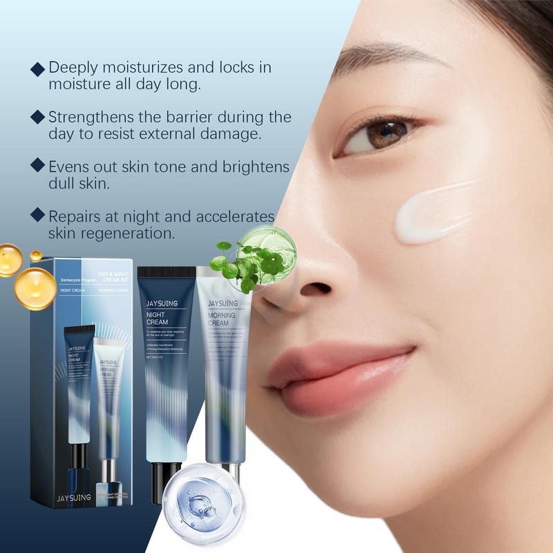 Day & Night Cream, 2 Counts box Moisturizing Firming Skin Care Cream, Hydrating Face Skin Care Product for Women & Men, Christmas Gift