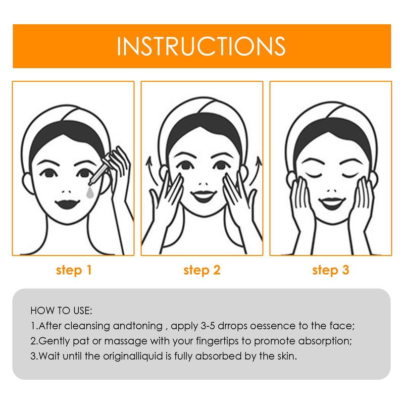 Moisturizing Turmeric Facial Serum, 2 Counts set Skin Brightening & Firming Facial Essence, Beauty & Personal Care Product for Women & Girls