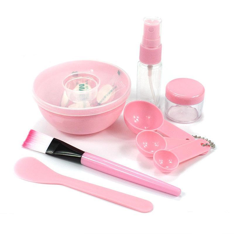Skincare Tool Set, 9 Counts set Diy Facial Mask Making Tool, Including Bowl, Brush, Spray Bottle, Etc, Suitable for Home and Salon Use
