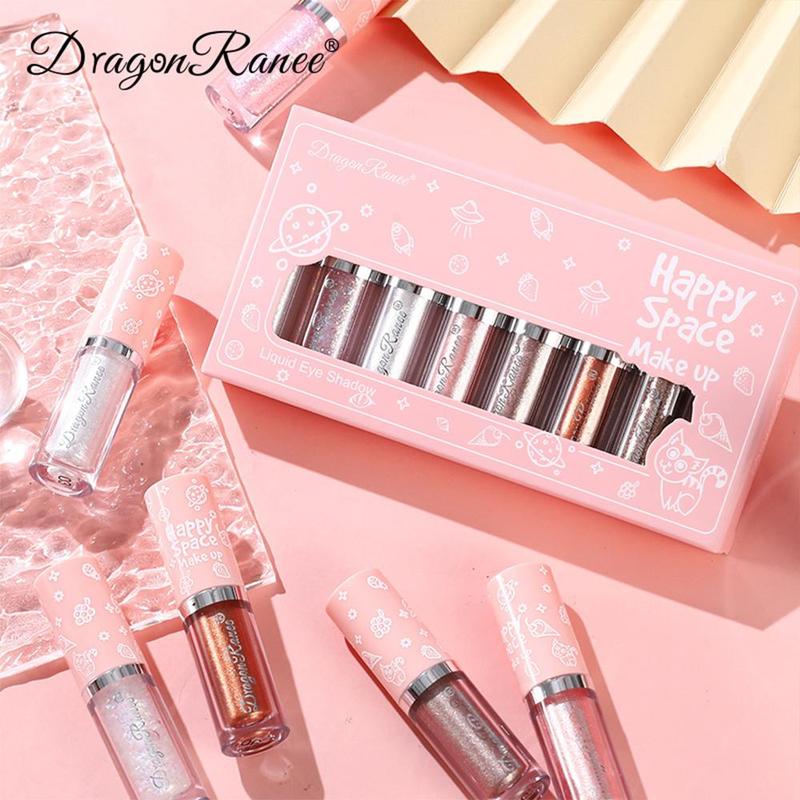 Glitter Liquid Eyeshadow, 8 Counts Shimmering High Pigmented Eye Shadow Stick, Sparkling Eye Makeup Products for All Styles and Occasions