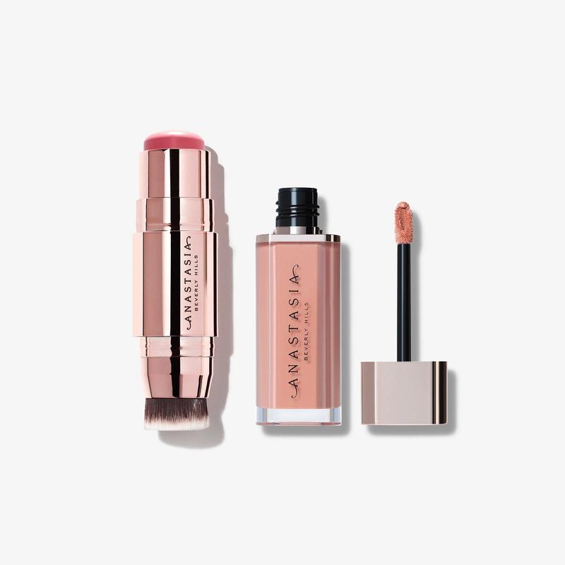 Blushed Lip & Cheek Duo - Go-To Essentials for Blushed Lips and Cheeks Cream Gloss