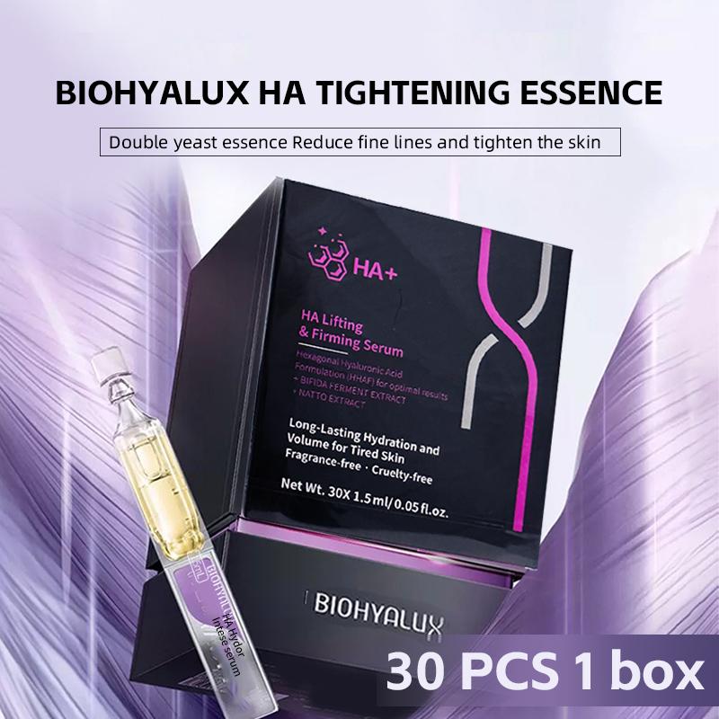 Biohyalux Ultra-Hydrating Serum, 1.5ml * 30PCs Hyaluronic Acid Glass Skin Single-Use Vials Skincare Comfort Hyaluronic Acid Glass Skin Single-Use Vials Skincare Comfort