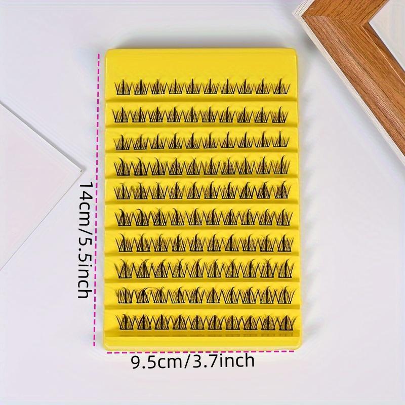Fluffy False Eyelashes, 100pcs box Natural Soft Faux False Eyelashes, Professional Eye Makeup Accessories for Women & Girls