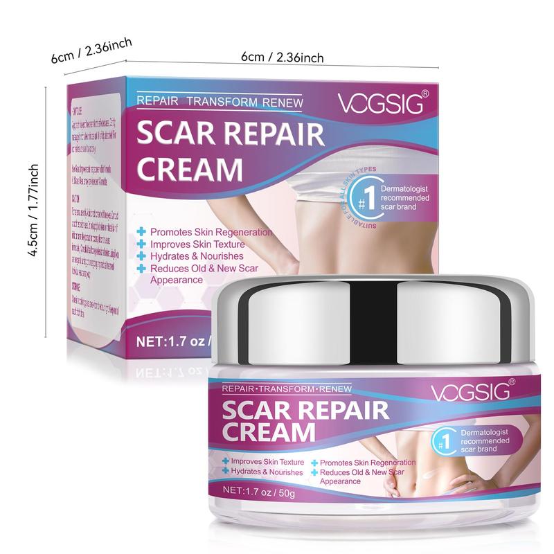 Scar Cream, Moisturizing Body Cream, Hydrating Body Lotion for Women & Men, Smoothes Skin Texture, Skin Care Product for Daily Use