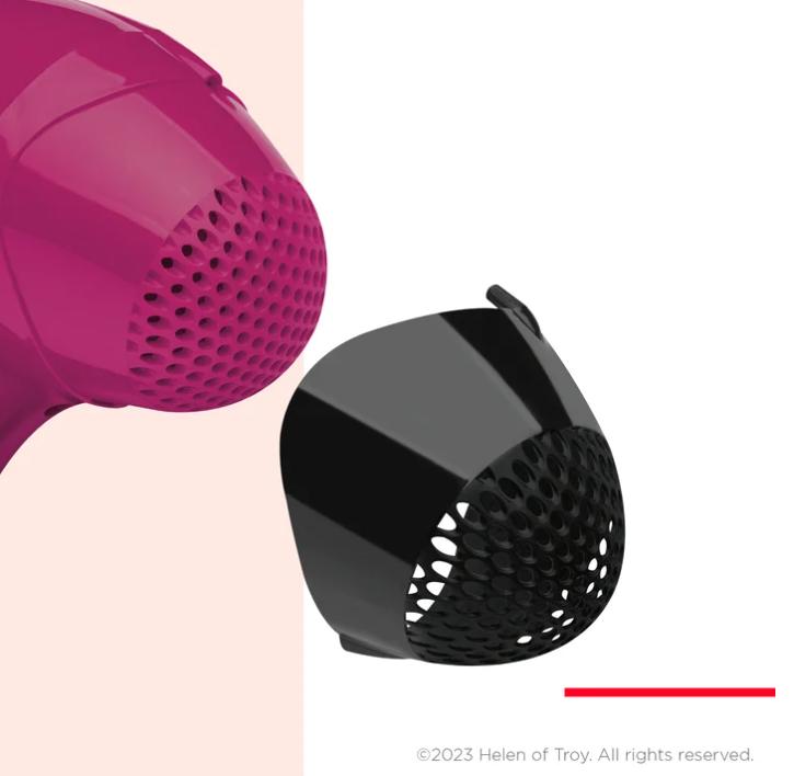 Revlon 1875W Ionic Hair Dryer, Berry-Secador de pelo iónico Revlon 1875W, color baya Smooth