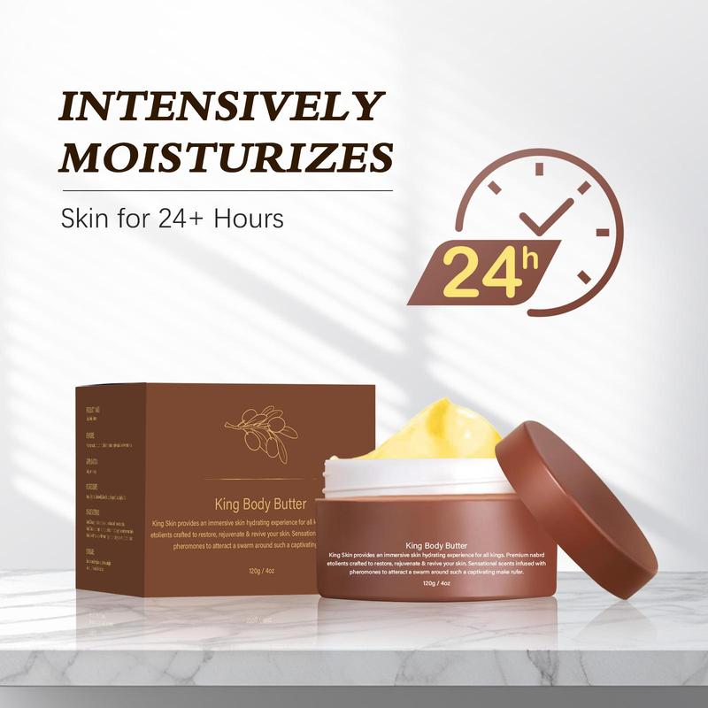Men's Warm Scented Body Butter, 1 Box 2 Boxes Moisturizing Body Cream, Hydrating Body Care Product for Men, Body Care Product for Daily Use