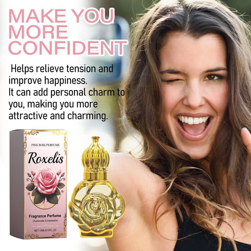 Women's Rose Tone Perfume, Long Lasting Fragrance, Rose Portable Perfume, Niche Couple Dating Fragrance, Rose Perfume for Women, Christmas Gift