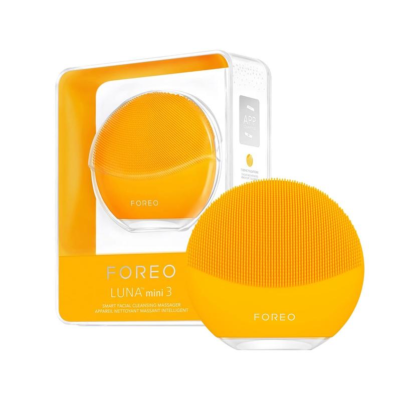 FOREO LUNA mini 3 Ultra-hygienic Facial Cleansing Brush, All Skin Types, Extra Absorption of Facial Skin Care Products, Waterproof