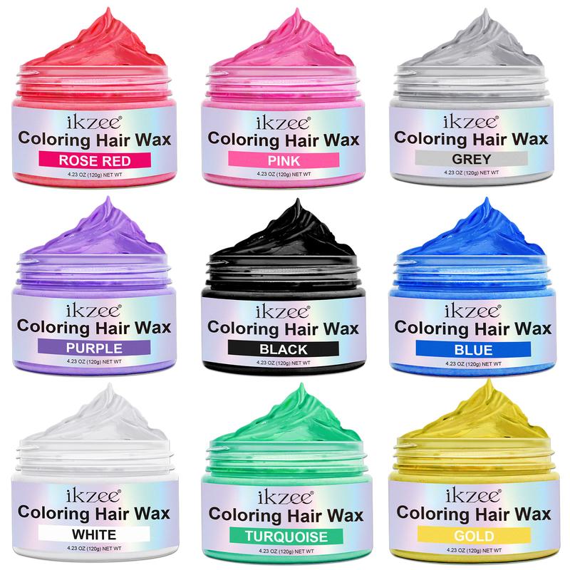 [live stream] ikzee 9 Colors DIY Hair Dye Wax 120g - Hair Dye