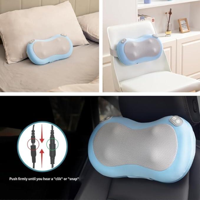 Hot neck massager, relieve muscle pain, 3D kneading massage is super comfortable, suitable for men and women, Gift Daily