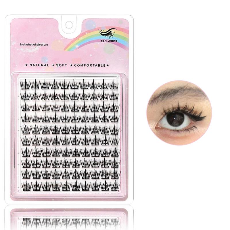 Reusable Individual False Eyelashes, 500pcs set Natural Look Eyelash Extensions, Self Grafting Curl Eyelashes, False Eyelashes for Women & Girls