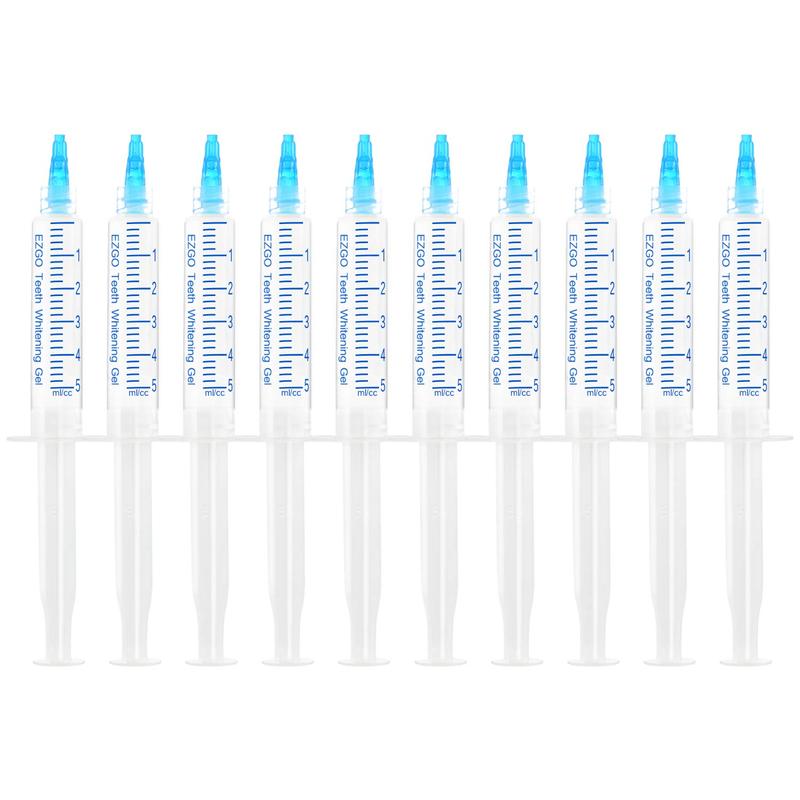 10 Pack Teeth Whitening Gel Refills 22% Bleaching Gel, No Sensitive Teeth Whitener, Great for Sensitive Tooth Whitening, Carbamide Peroxide Teeth Whitening Gel, Mint Flavor (10X 5ML) Oral Coffee Radiant