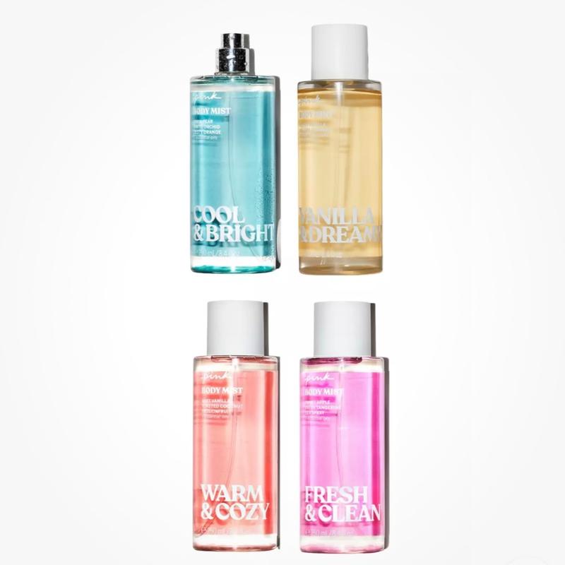 PINK Body Care - | Warm Cozy | Fresh & Clean | Vanilla Dreamy | Cool & Bright - 250ml