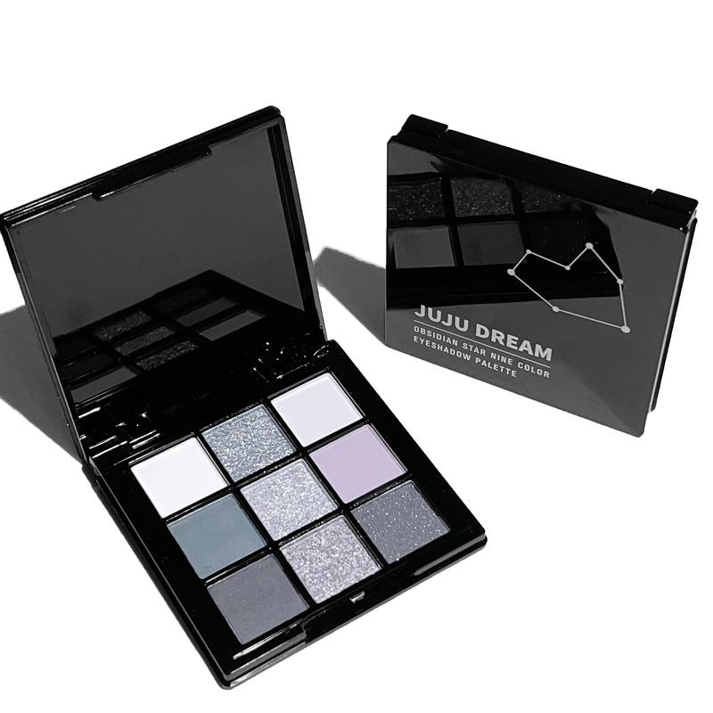 9 Color Punk Eyeshadow Palette, 1 Count Glitter & Matte Eye Shadows Palette, Long Lasting Shimmering Eye Shadow Makeup Products