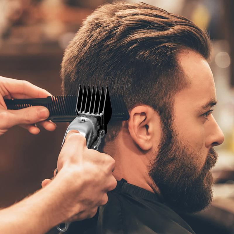 Professional Hair Trimmer Guard Guide, 10pcs Black Limit Comb, Hair Trimmer Guide Comb, Trimmer Accessories
