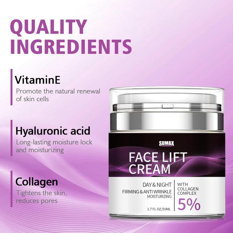 Collagen Soothing Face Massage Cream, Moisturizing Face Lotion firming Skin, Hydrating Nourishing Face Moisturizer for Women & Men, Christmas Gift