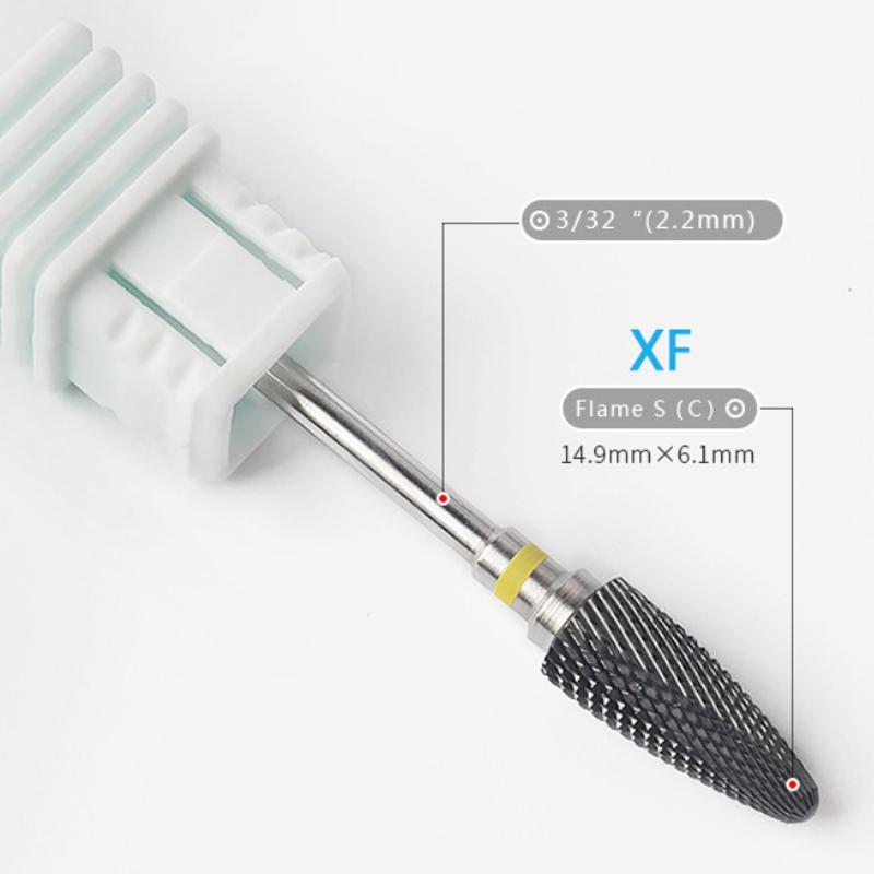 Nail Drill Bit, 5 Counts set Professional Corn Ceramic Nail File for DIY Nail Art, Manicure & Pedicure Tools for Home & Salon Use