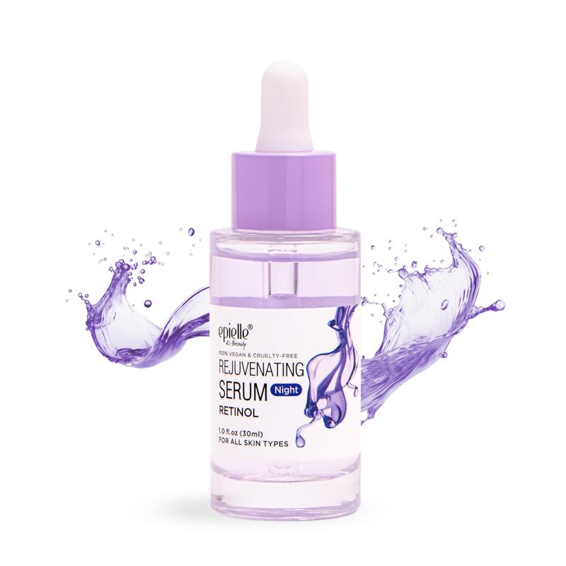 Retinol Night Serum | Rejuvenating, Repair, Renew, Brighten | Targets Fine Lines and Wrinkles Radiant Skincare Brightening Gentle