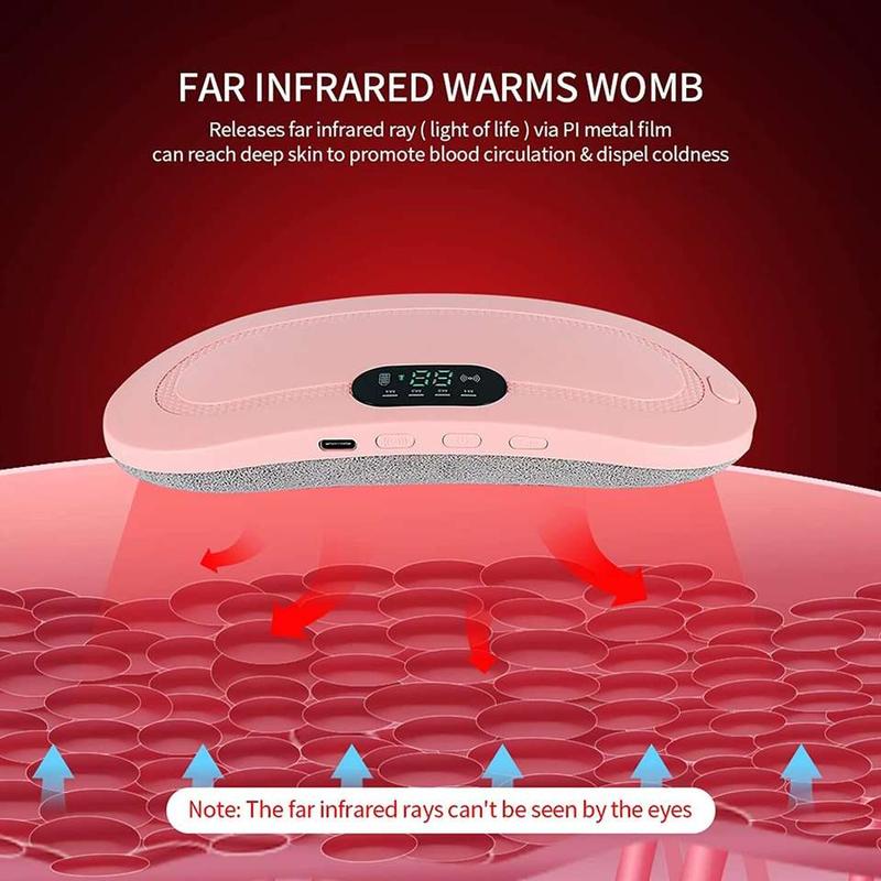 Portable Warm Belt, Electric Heating Waist Belt, Muscle Relaxation Portable Warming Belt for Women, Gymtok, Gift Ideas