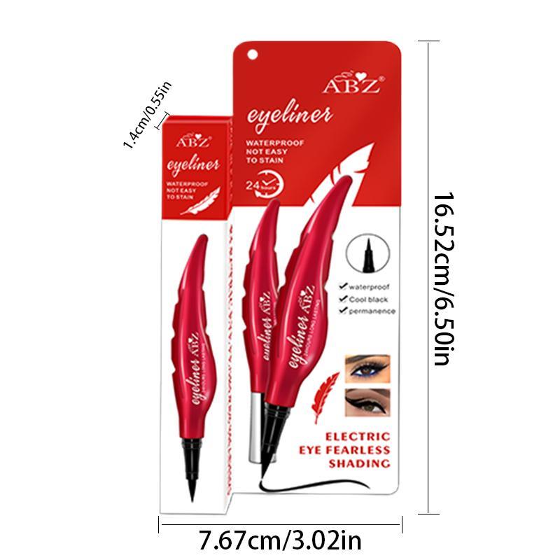 Waterproof Long-lasting Eyeliner, 1 2 3 Counts Quick Drying Eyeliner Pen, Easy To Apply, Easy To Color, Professional Daily Makeup Accessories