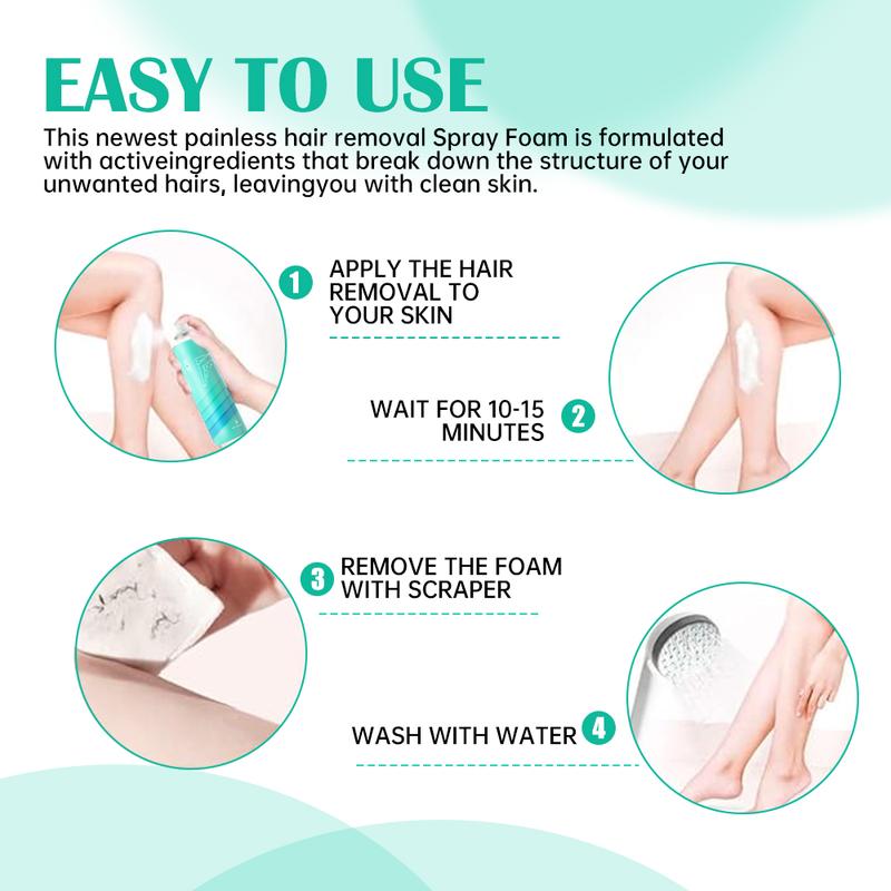 VGO-Hair removal spray foam Mousse hair removal Rapid conditioning Non-irritating Body Care Wax