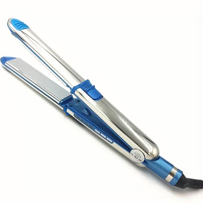 Professional titanium hair straightener, 1 piece ceramic heated hair straightener, home and travel heated hair tools, convenient curling tools, portable curling and straightening tools. A gift for girlfriend and mother Comfort Lightweight