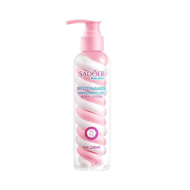 Cotton Candy Body Milk- a variety of flavors to choose from. Plant extracts are suitable for very dry and peeling skin, replenishing nutrients and quickly absorbing moisture. It is non greasy and hypoallergenic, suitable for both men and women
