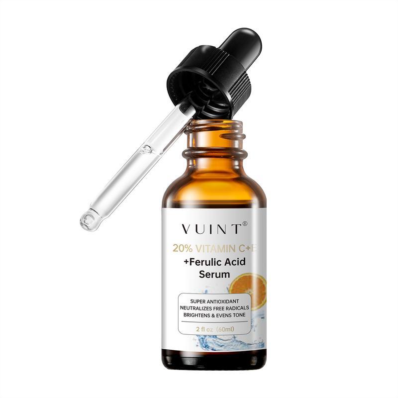 VUINT 60ml Vitamin C Facial Serum Essence, Skincare Cleanser-B3 Gentle Moisturize Skin Repair